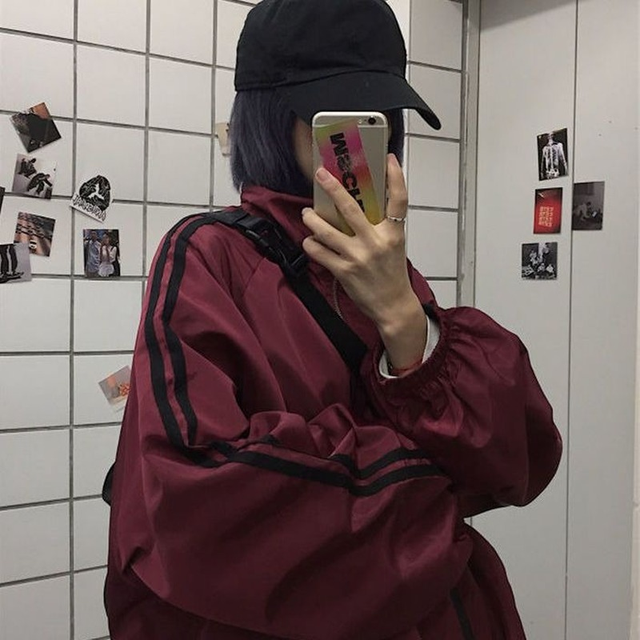 Oversize Jackets Women BF Style Chic Harajuku Sun-proof