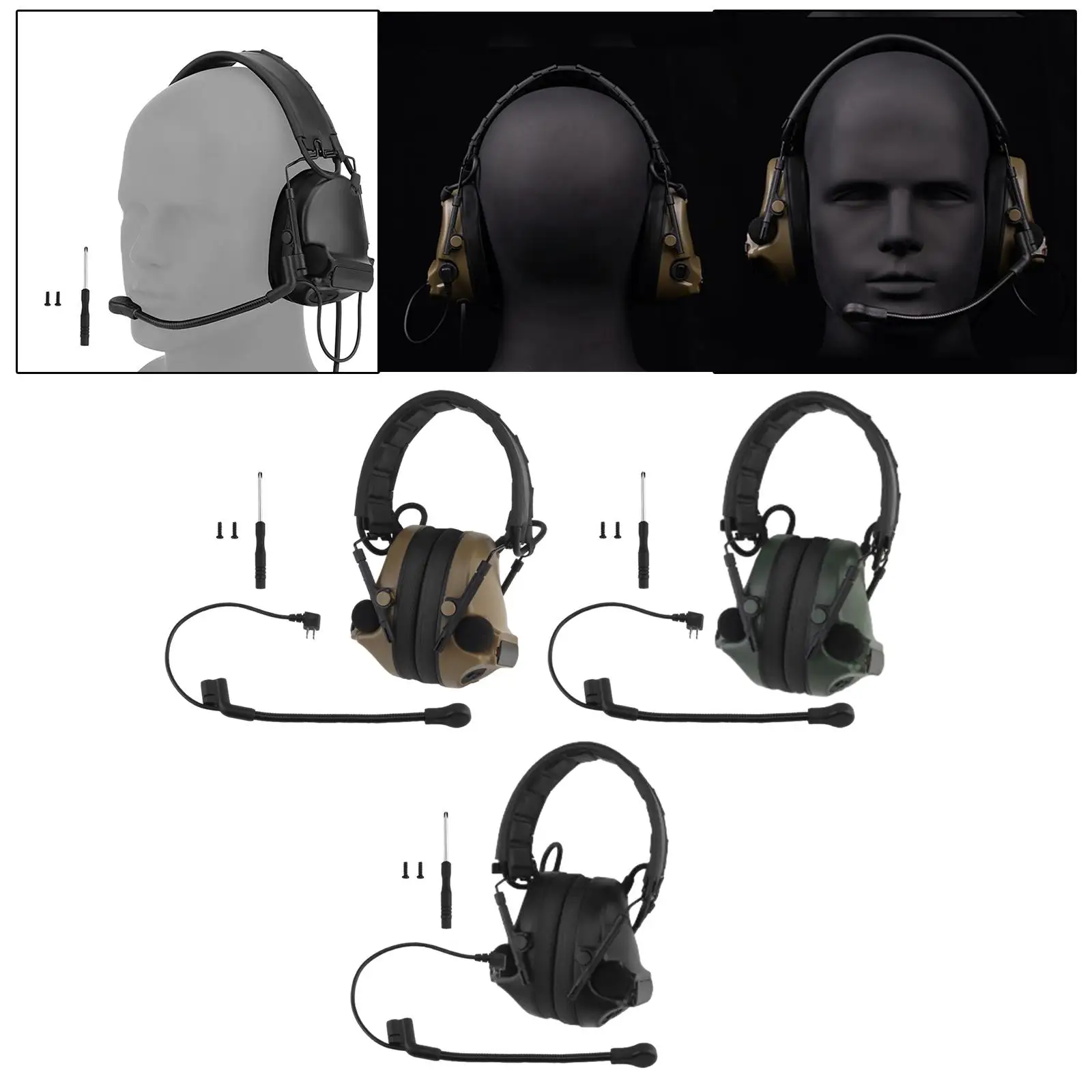 Hearing Protectors Lightweight Ear Covers Earphones Compact Soft Comfortable Ear Cups for Mowing Travel Studying Office Sleeping