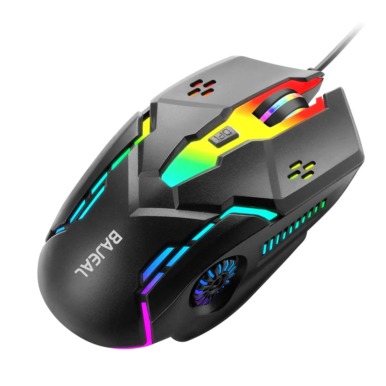 Gaming Mouse Wired RGB Backlit Backlight Breathing Light Universal USB Wired Mice for Laptop PC Work Computer Office Gamer