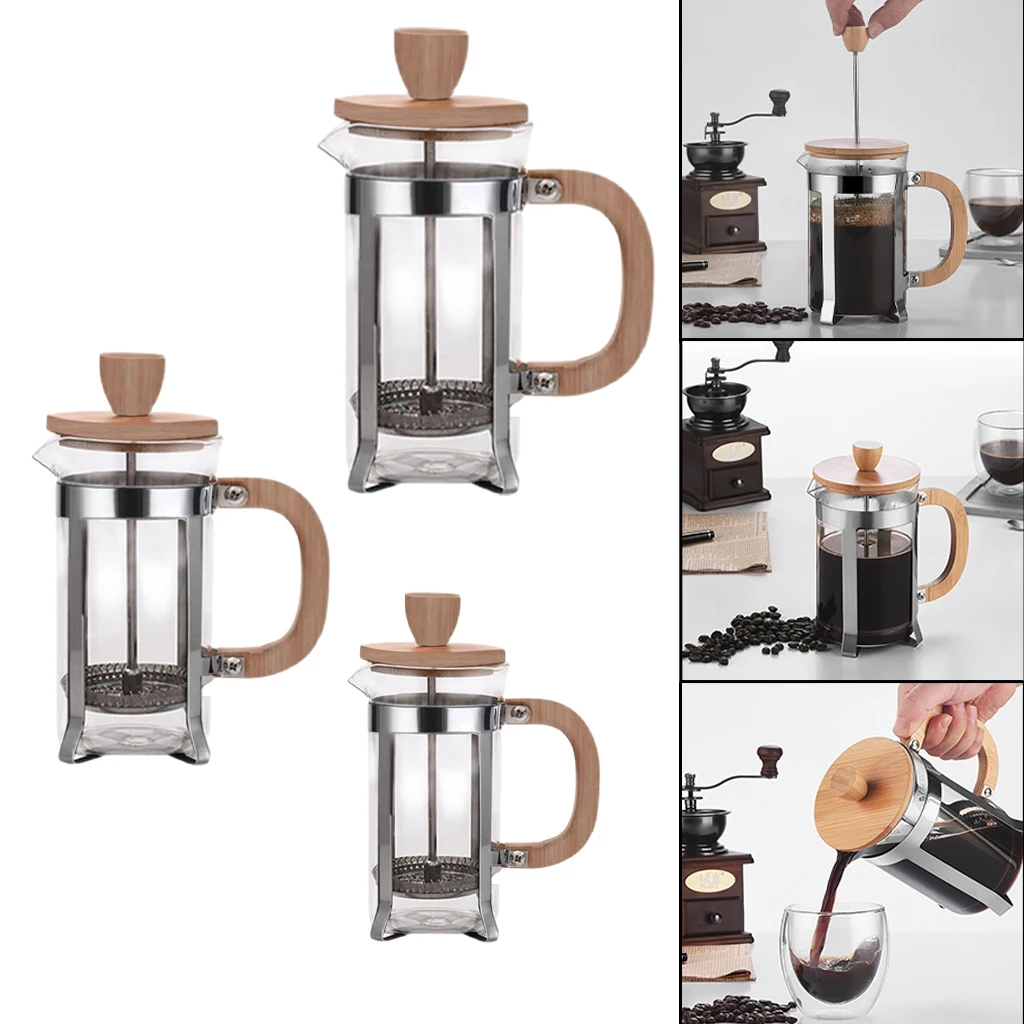 Clear French Kettle Cafe for Home Drinkware