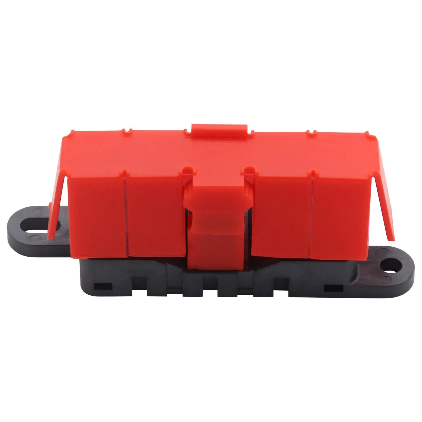 Auto Fuses Holder Accessories with Red Cover 500A 70V DC Fuse Box Screw Down Fuse for Motorhome Car Marine Boat Yacht RV