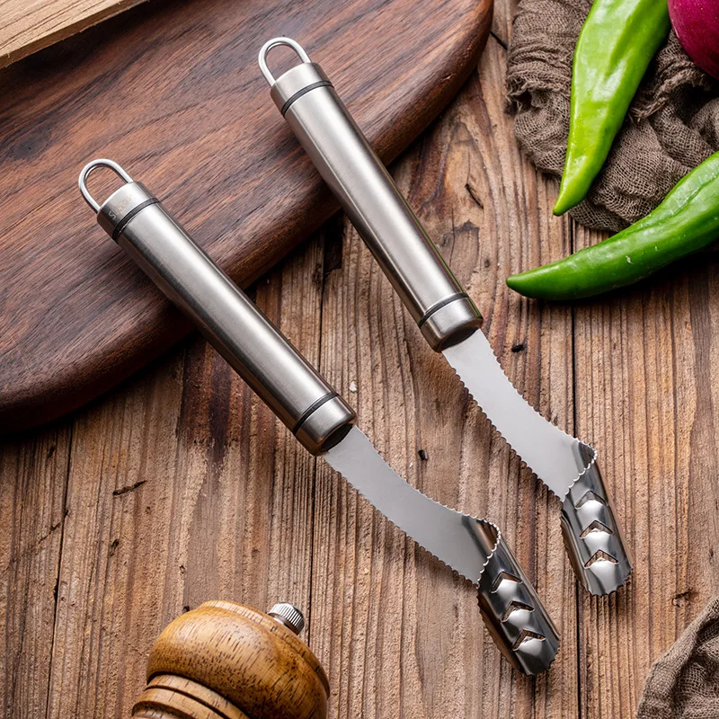 Pepper Corer Seed Remover Tool Zucchini Cucumber Core Stainless Steel Deseeder Chili Corer Remover Serrated Slice Seed Remover|Corers| - AliExpress