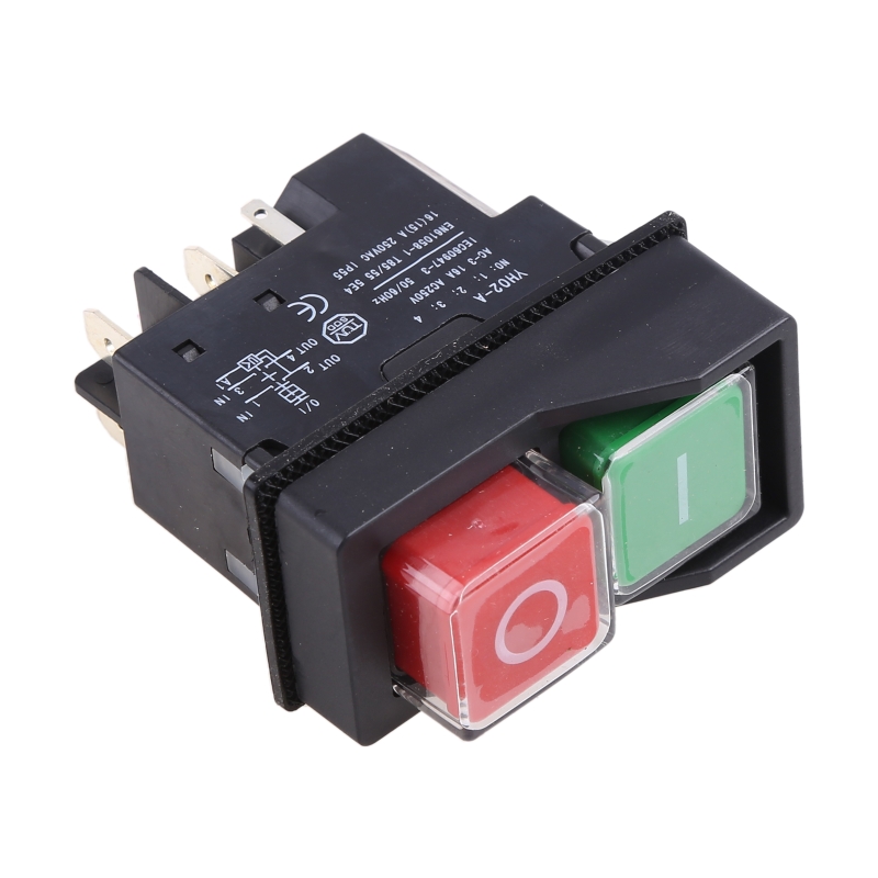 Description Picture 3 of itemKLD-28A/YH02-A Electromagnetic Starter Push Button Switches Machine Tool Equipment IP55 Waterproof Safety Witch 16A