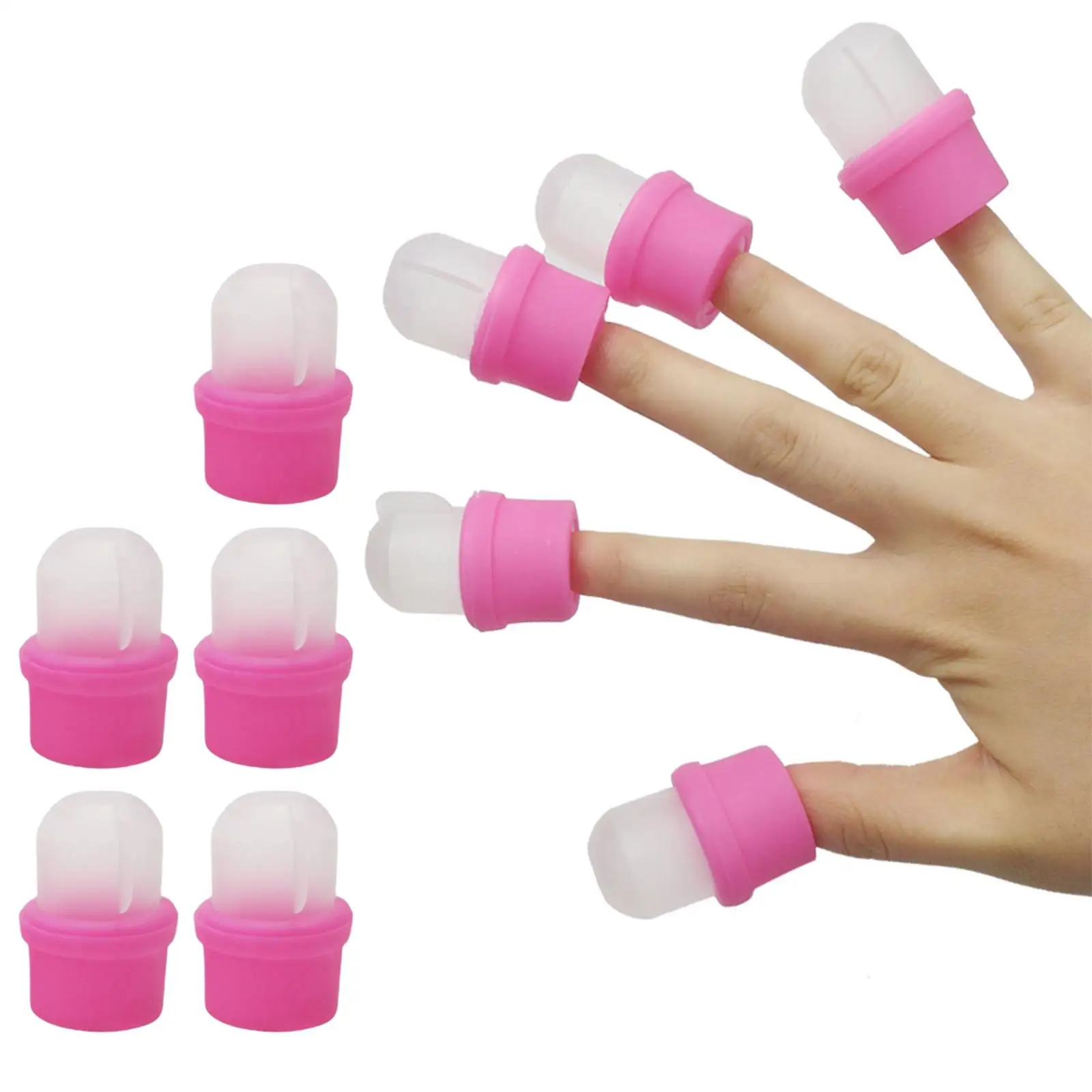 10Pcs Professional Acrylic  Polish Remover Clips 