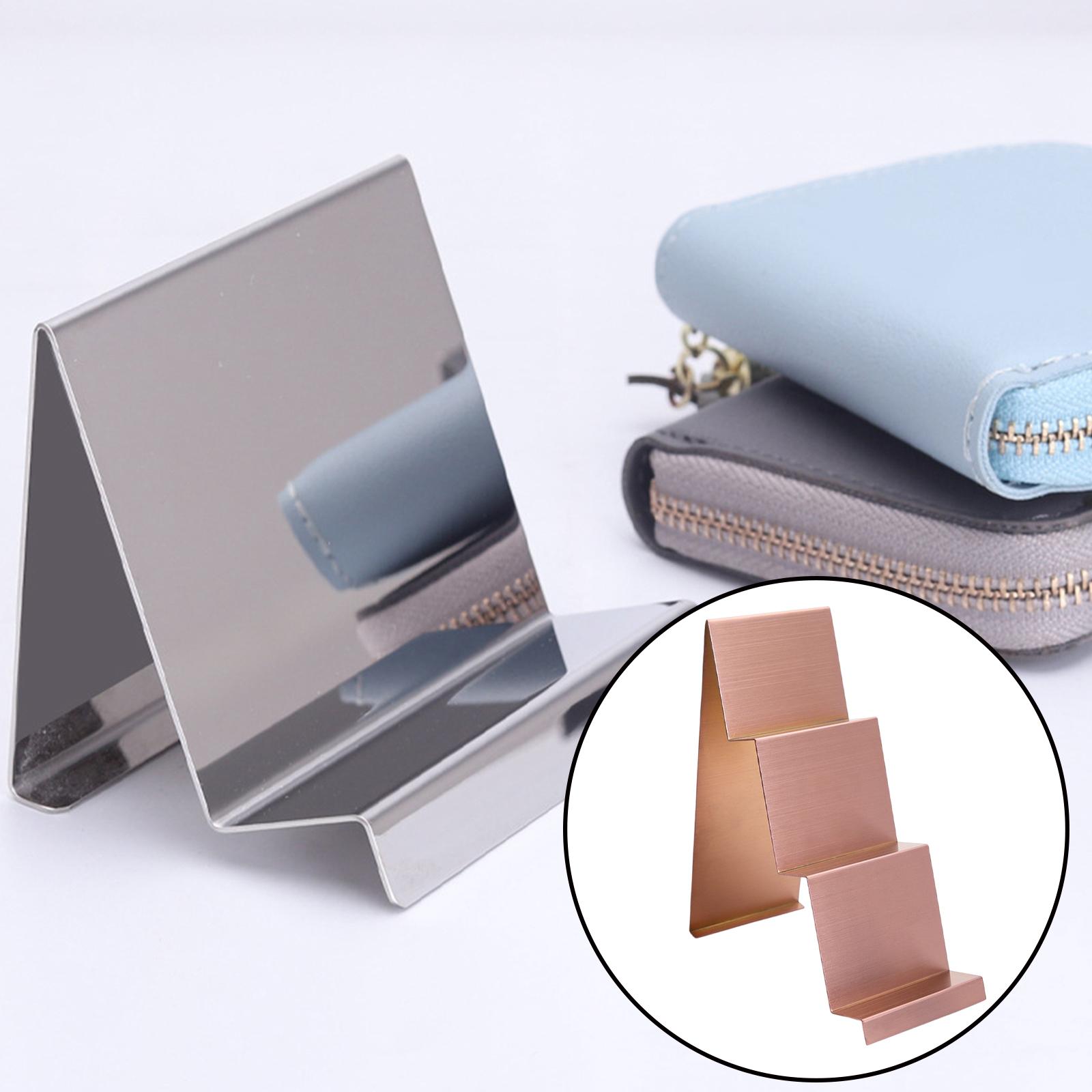 Wallet Display Stand Holder Display Racks Purse Display Stand Multi Purpose Storage Ladder Showcase Fixtures Countertop for Shop