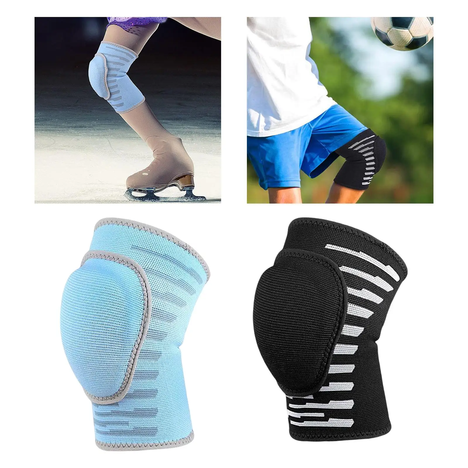Children`s Knee Pad Thickened Sponge Soft Breathable Flexible Knee brace Running