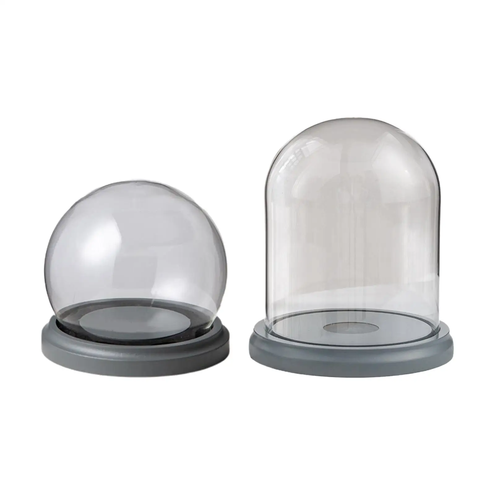Decorative Clear Collectibles with Rustic Base for Birthday Gifts Office