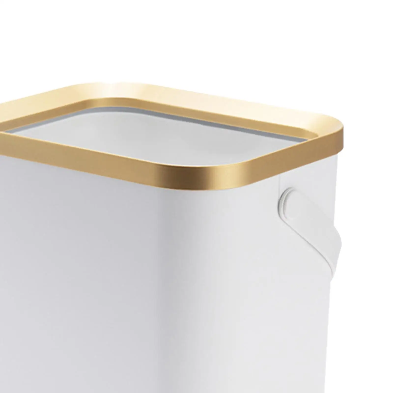 Trash Can Dustbin Bucket Rubbish Can Modern Wastebasket Garbage Container Trash Bin for Bedroom Bathroom Office Washroom Toilet