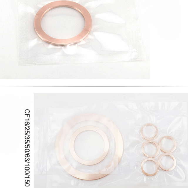 CF25/35/63/80/100/150 Vacuum Flat Copper Crush Washer Gasket