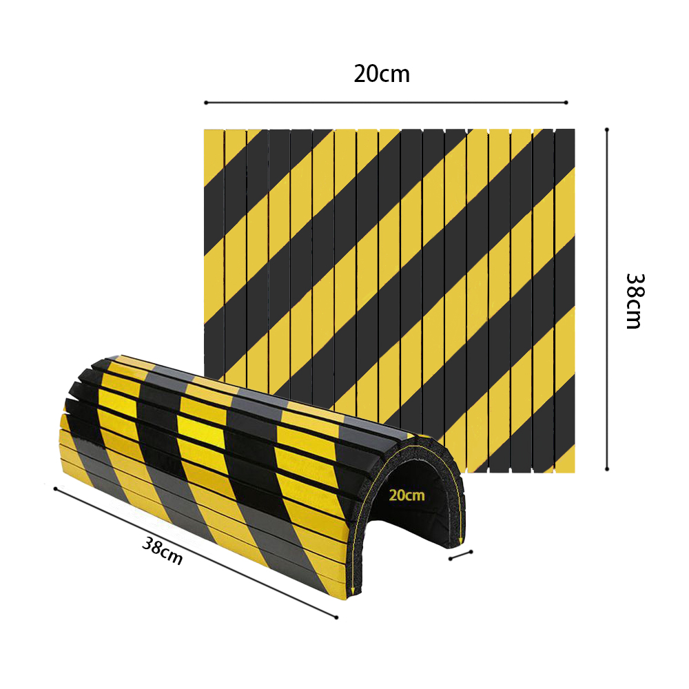 Garagen-Wandschutz, Schaumstoffkante, Eckstoßstange, Autoaufkleber, Schaumstoff, für den Außenbereich, Garage, Kratzer, selbstklebend, Warnung, Schutz der Wandecke – Detail 6