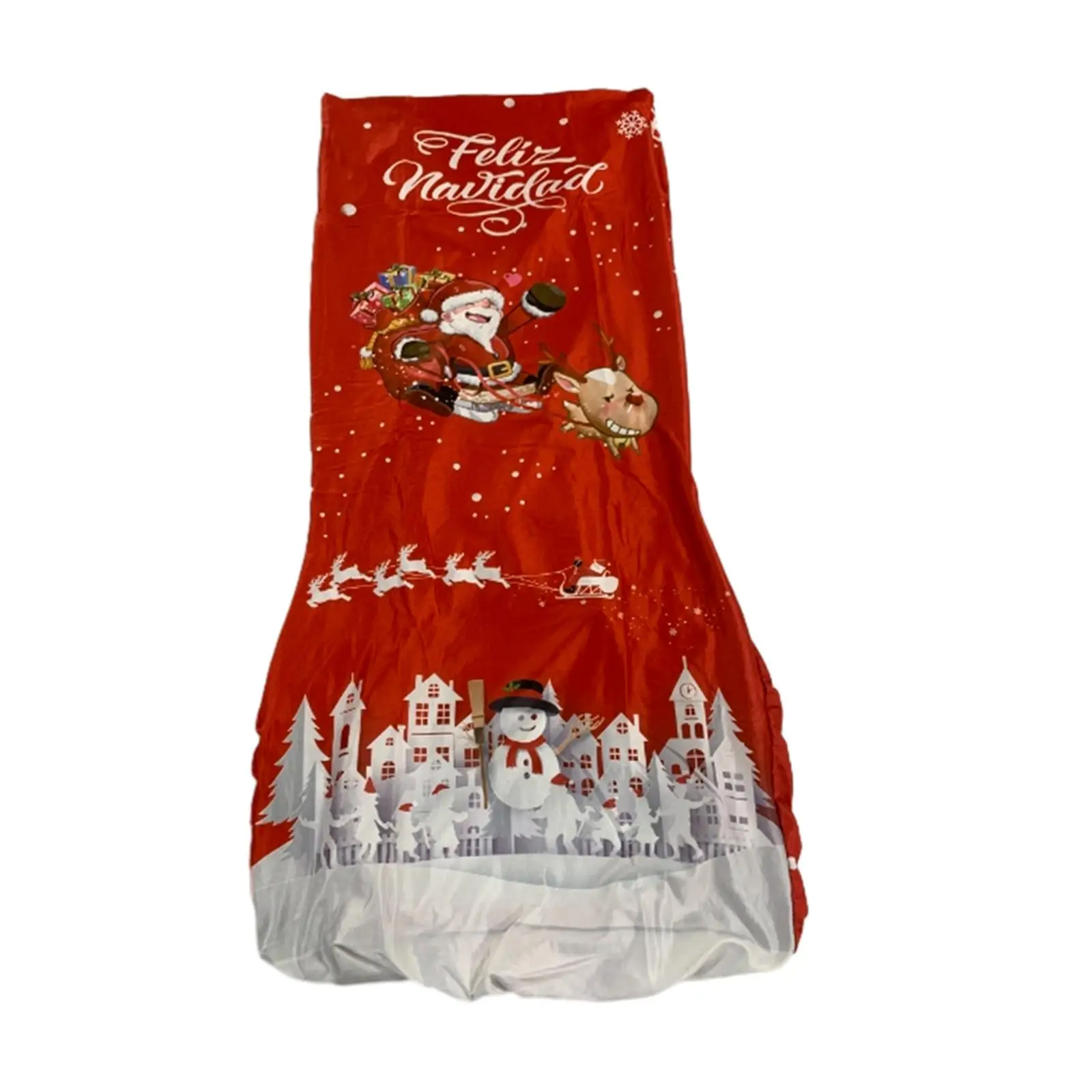 Christmas Dining Chair Cover Xmas Decoration for Banquet Restaurant Kitchen