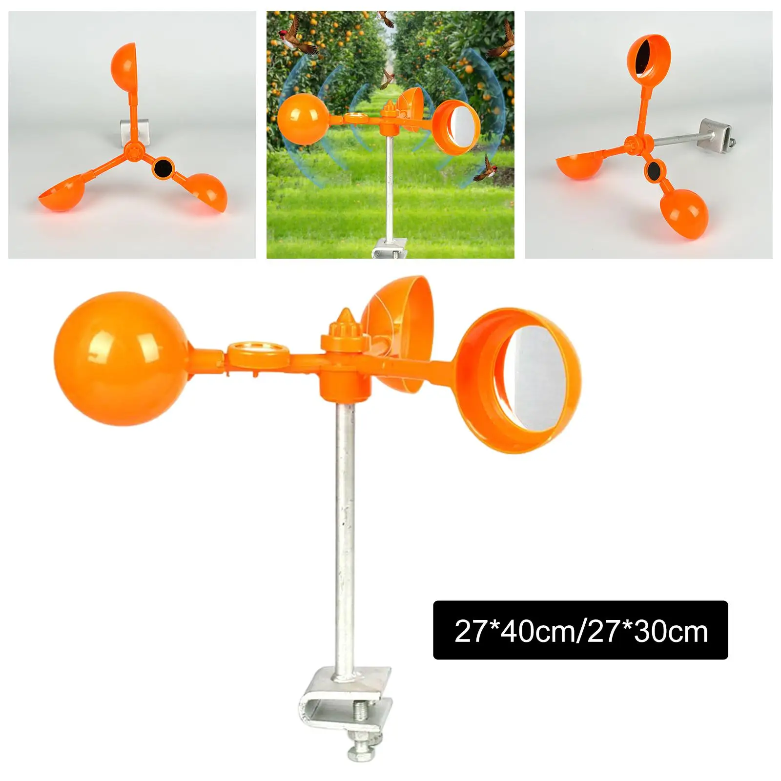 Wind Powered Bird Repellers For Driving Birds Away From Power Fan Rotation Bird Repellent Device Anti-bird Tool