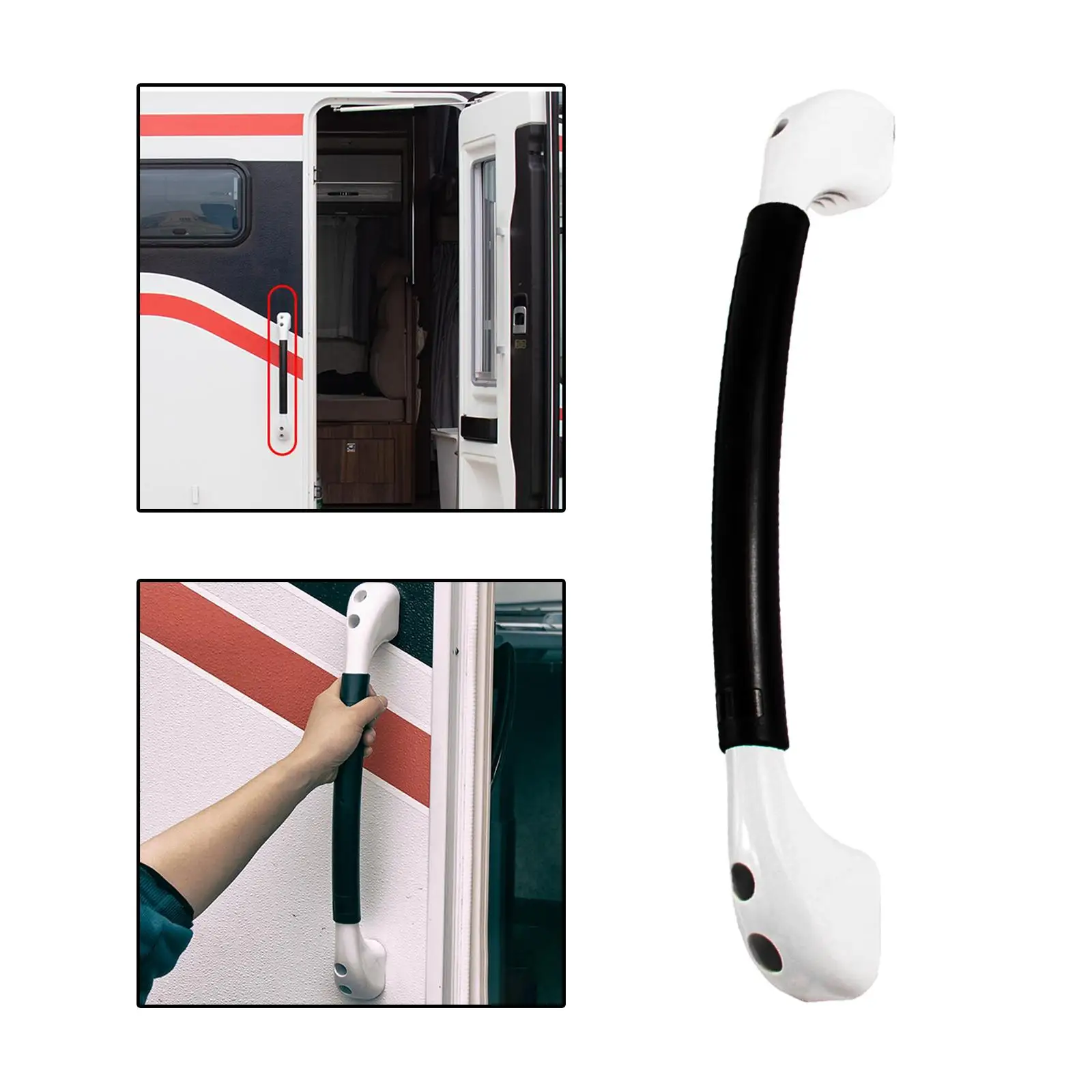 RV Handles Door Entry Step Support Grab Bar Caravan Accessories for Ships Trailer Camper Cargo Trailer RV