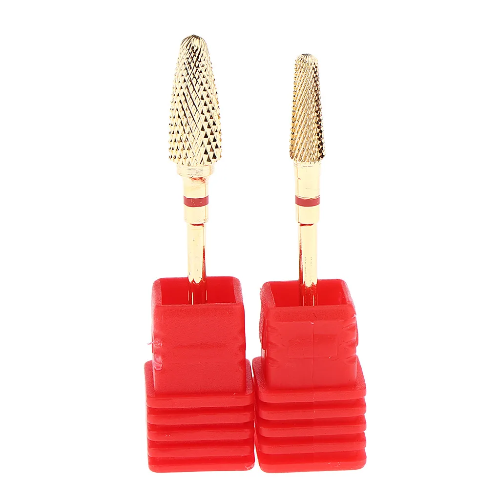 2 Pieces Professional Nail Drills, Electric Nail Cutter Bits for Acrylic Nails,