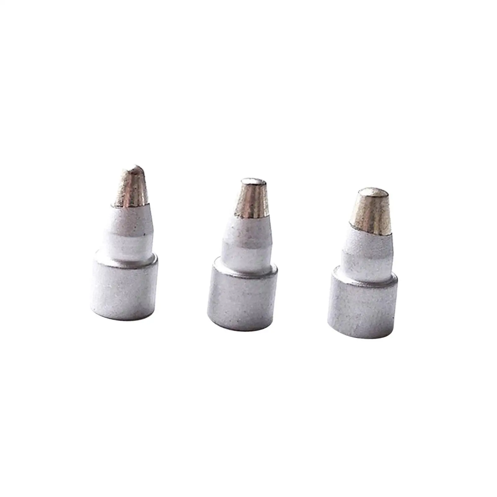 3 Pieces Metal Welding Tip Replacement for Accessory Spare Parts