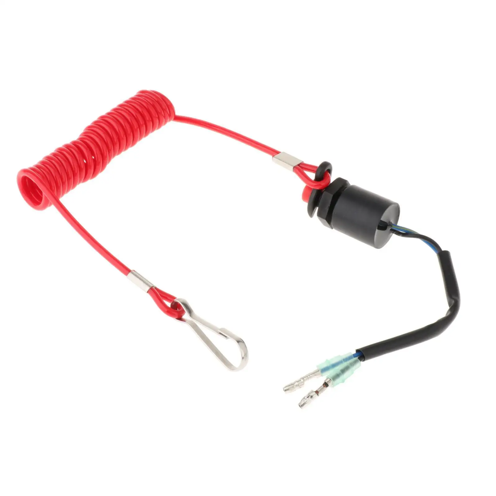 Boat Outboard Switch 37820-92E03 Boat Engine Emergency Stop Switch Boat Kill Switch with Lanyard for Suzuki DT DF 4HP-100HP