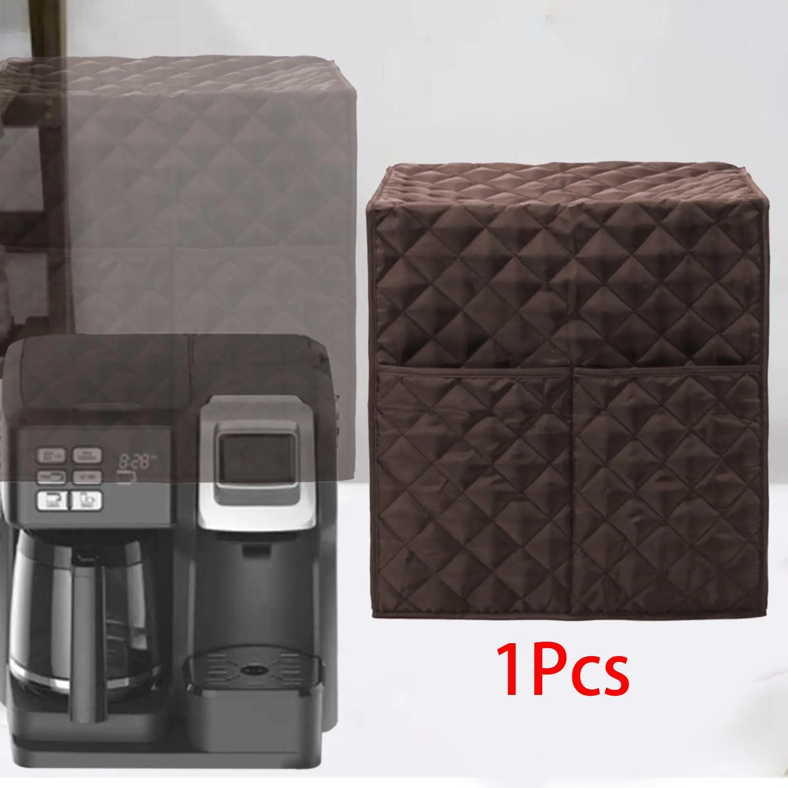 Espresso Machine Quilted Protective Cover Machine Washable Mixer Accessories Coffee Making Machine Cover for Restaurant Bar Cafe