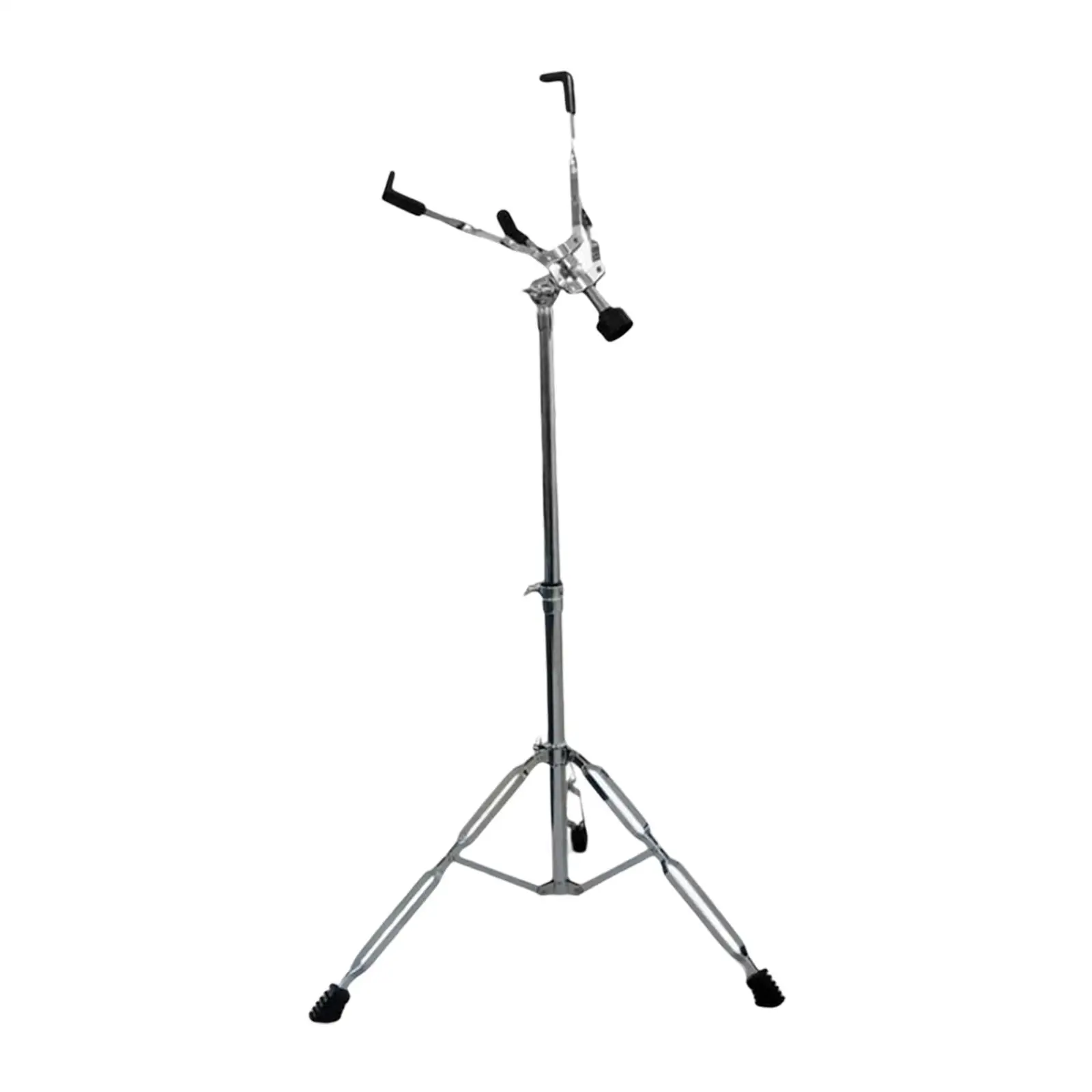 Portable Snare Drum Stand Height Adjust Drum Bracket Double Braced for Accessory