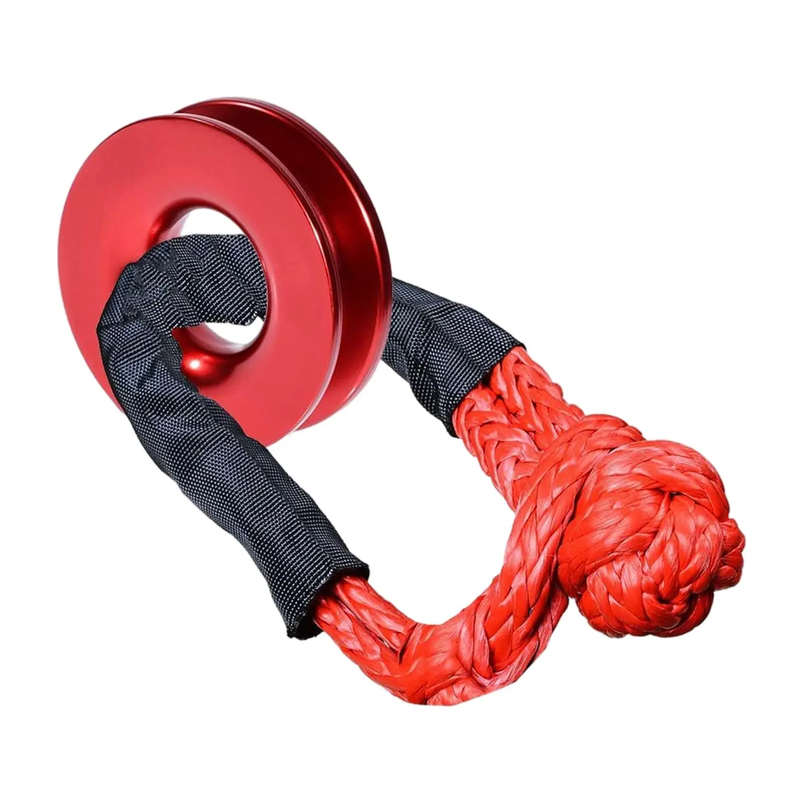 Winch Snatch Recovery Ring 38000 lbs Winch Soft Shackle Snatch Ring Block Towing Car Breakdowns Depot ATV UTV Cars Marine Boat