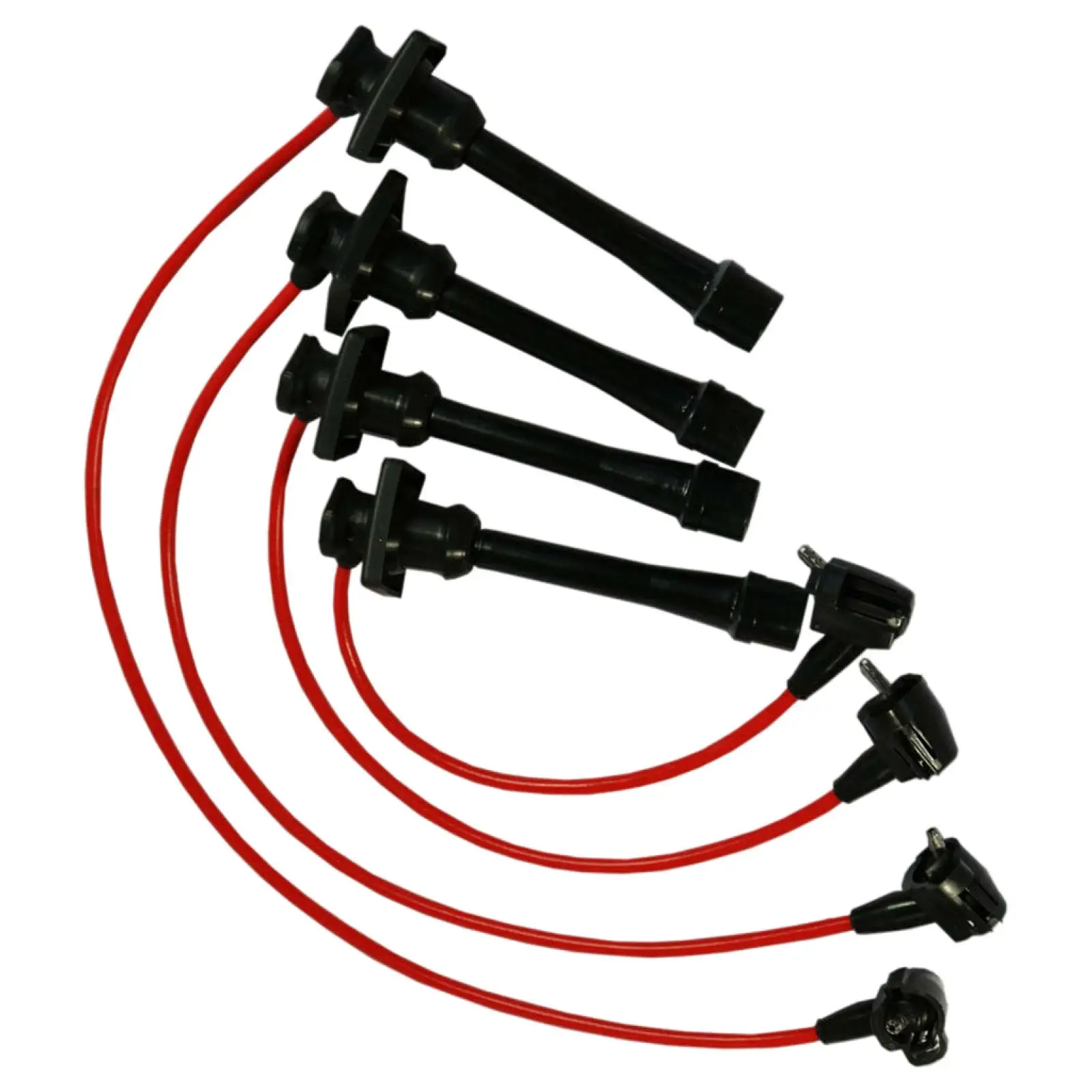 4Pcs Spark Plug Wires Set 90919-22327 Silicone Ignition Cable for 1993-1997