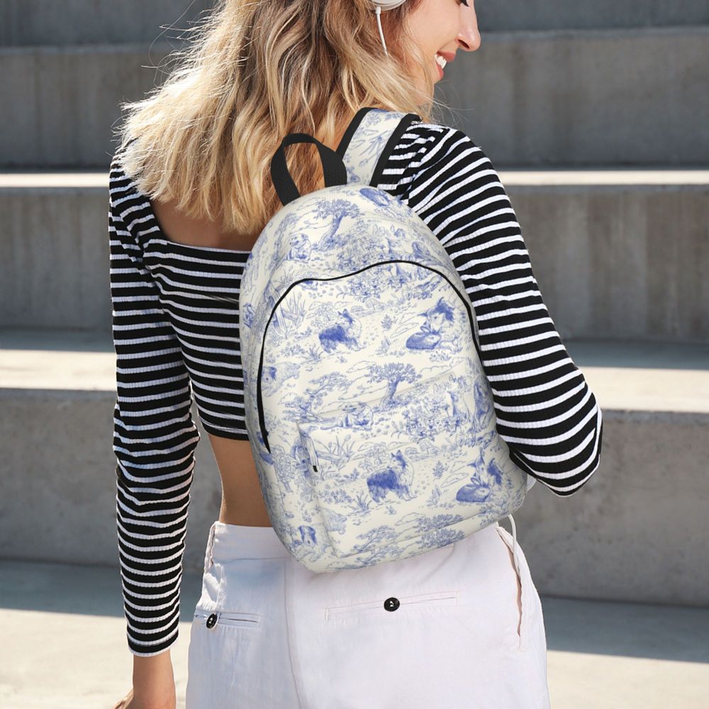 Toile De Jouy Patterns Mochilas De Lona