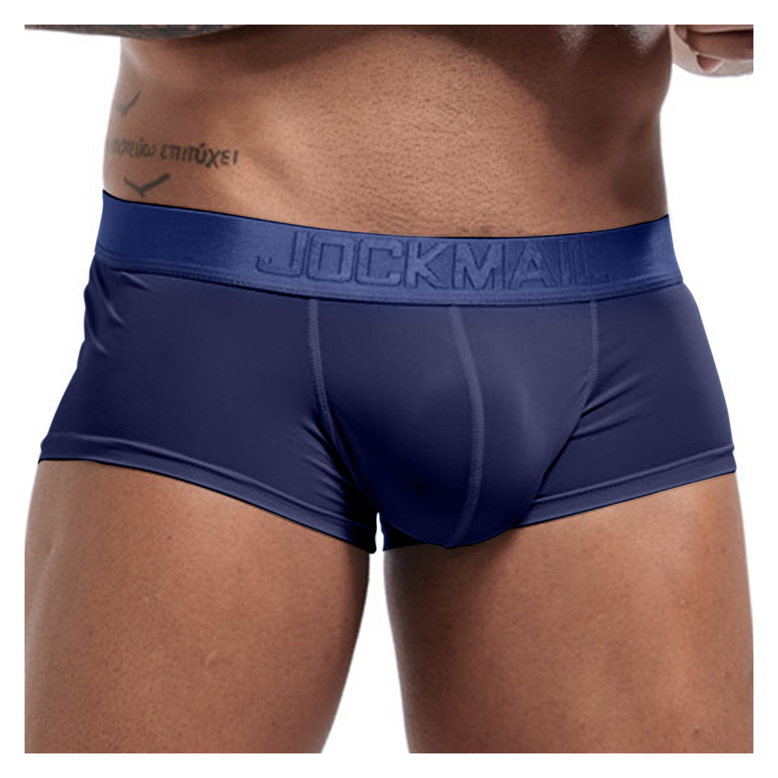 Title 6, Roupa interior masculina jockmail boxer de seda...