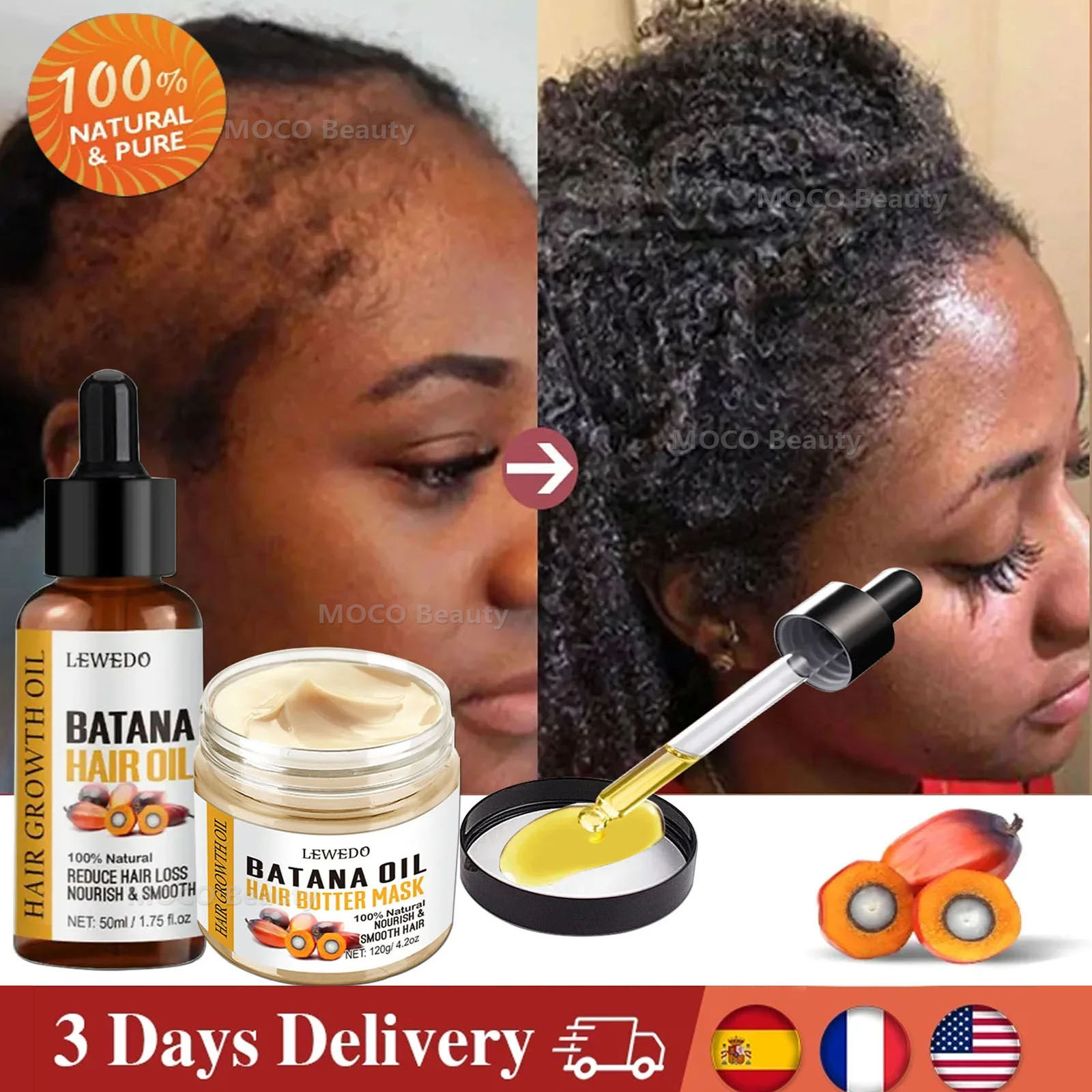 Best of Natural 100% Pure Batana Oil For Hair Growth Batana Oil Butter Hair Mask From Honduras Hair Loss Treatment For Black Men & Women Reviews & Tips