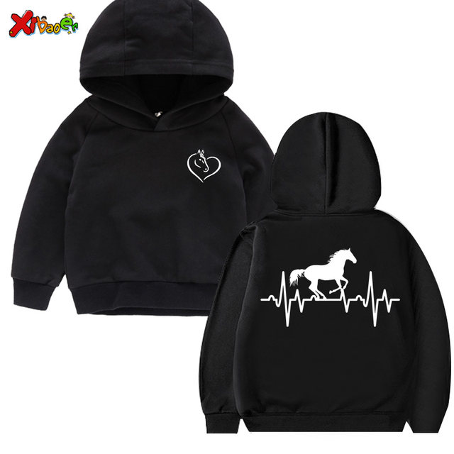 Girls 2025 horse sweatshirt