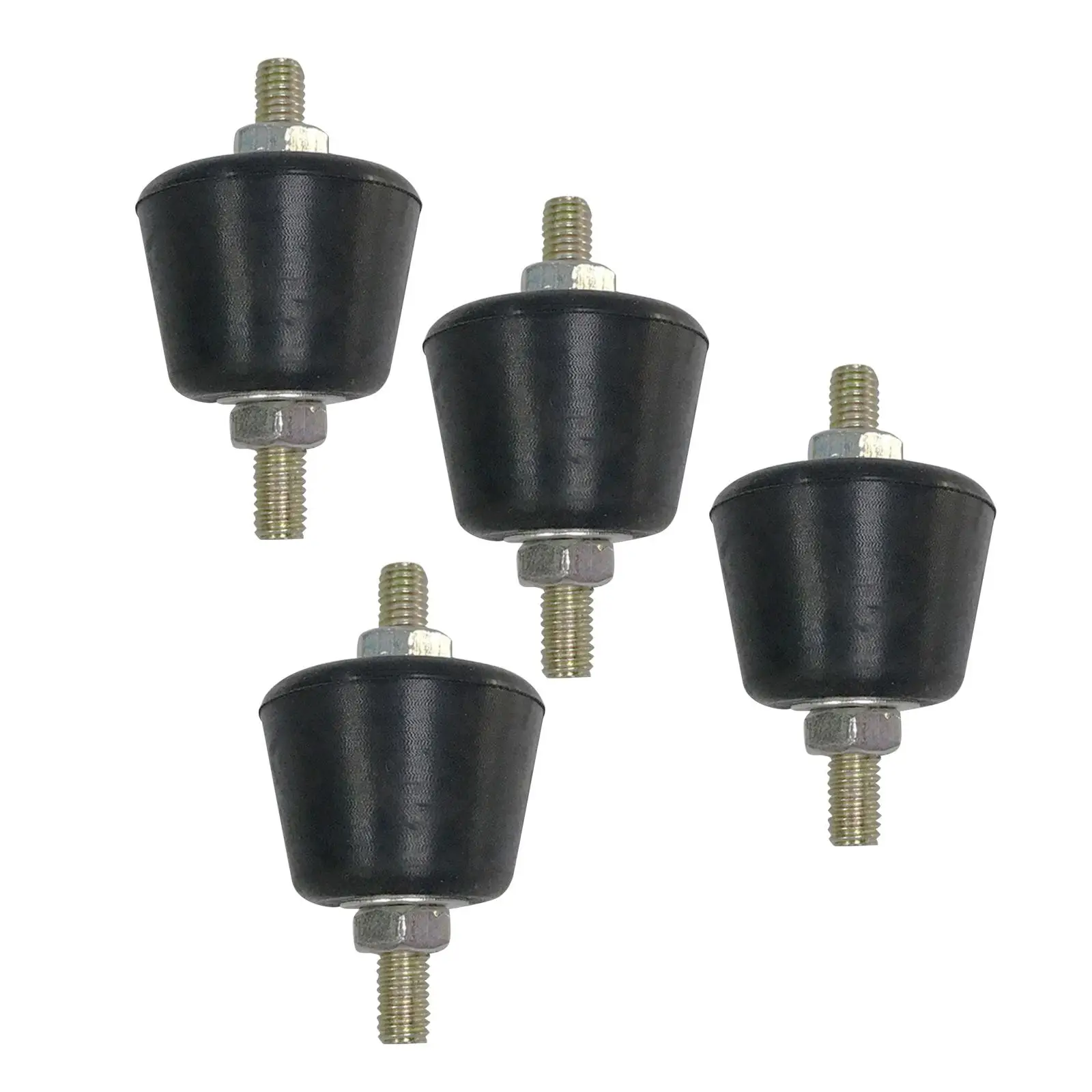 4Pcs Rubber Isolator Mounting Shock Absorption Vibration Rubber Isolator for Air Conditioner Outdoor Unit Roofs Balcony