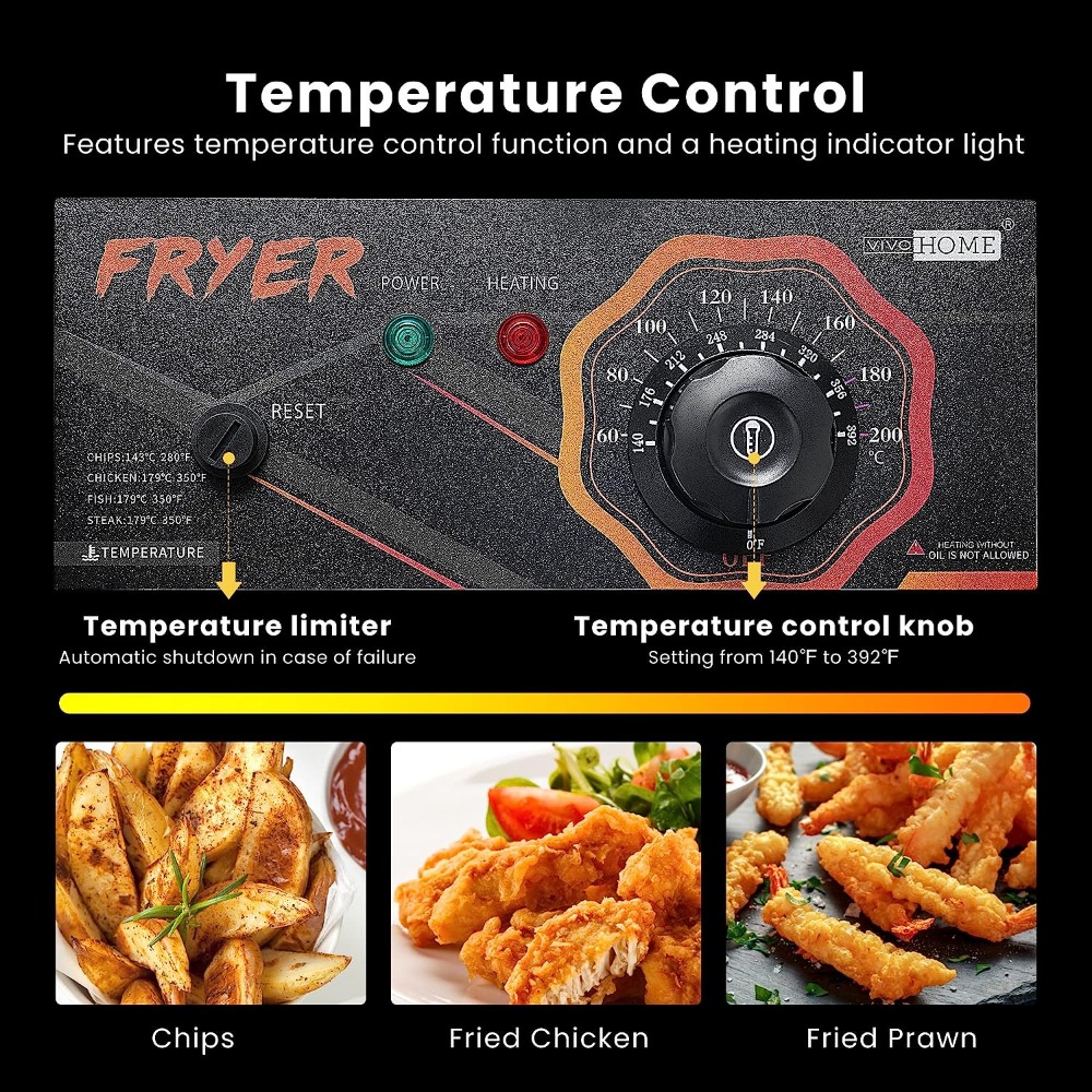 Title 3, Friggitrice elettrica commerciale da 110 V 20,7...