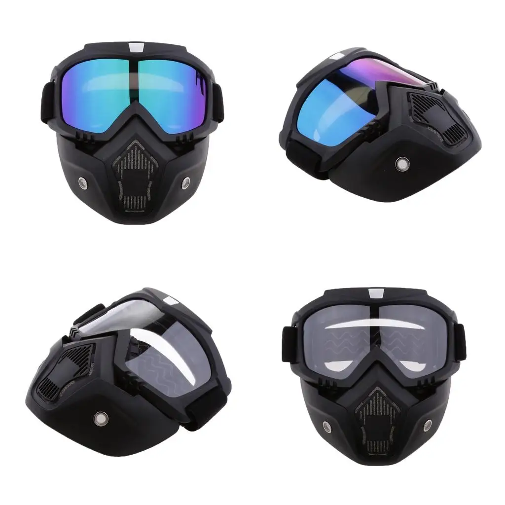 4 Pieces Detachable Face  Anti-Fog  Universal for Motorcycles