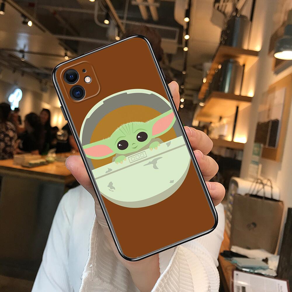 best case for iphone 13 pro max Cute Baby Yoda Phone Cases For iphone 13 Pro Max case 12 11 Pro Max 8 PLUS 7PLUS 6S XR X XS 6 mini se mobile cell case for iphone 13 pro max