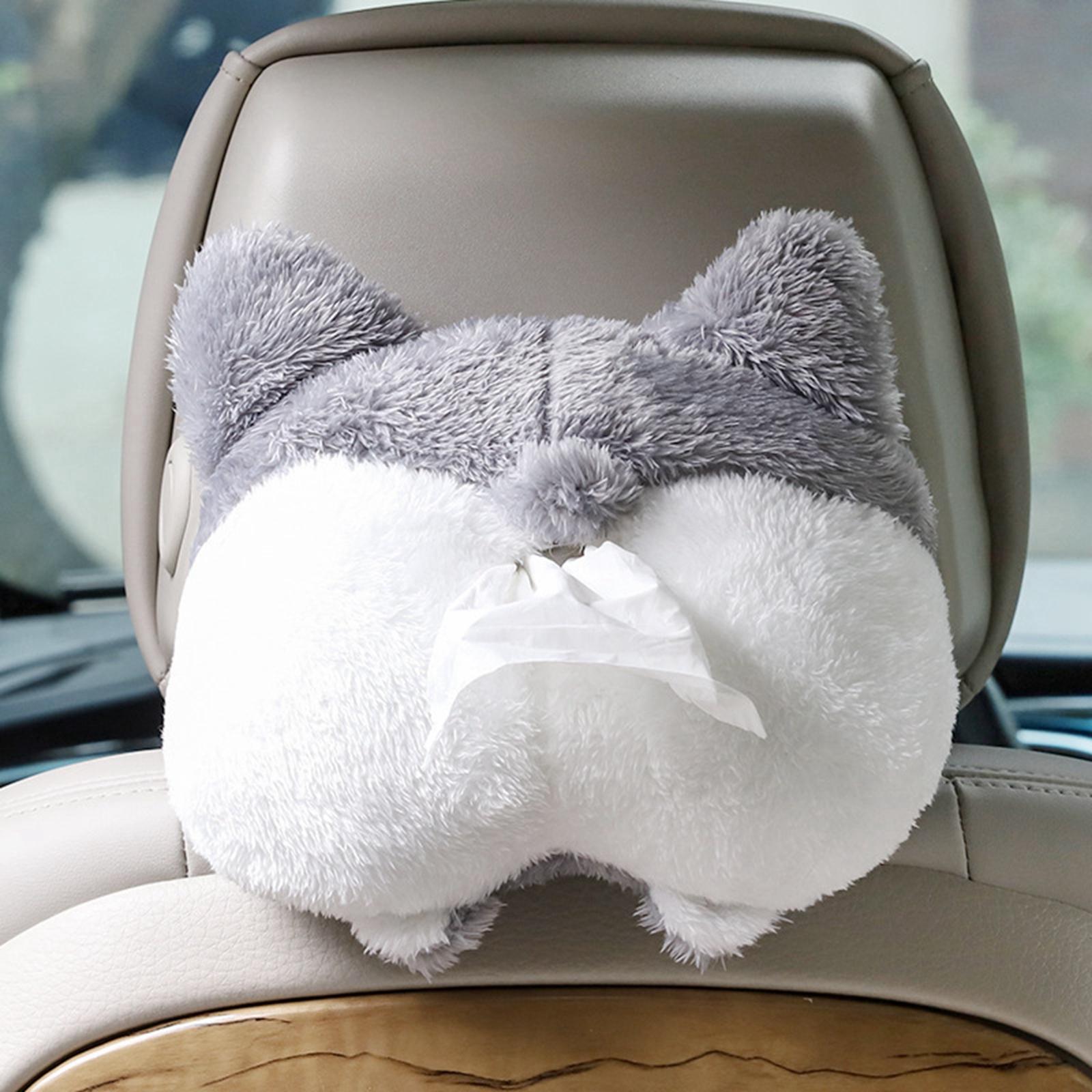 Tissue Box Tissue Dispenser Animal Shape Corgi Cute Container for Car Seat