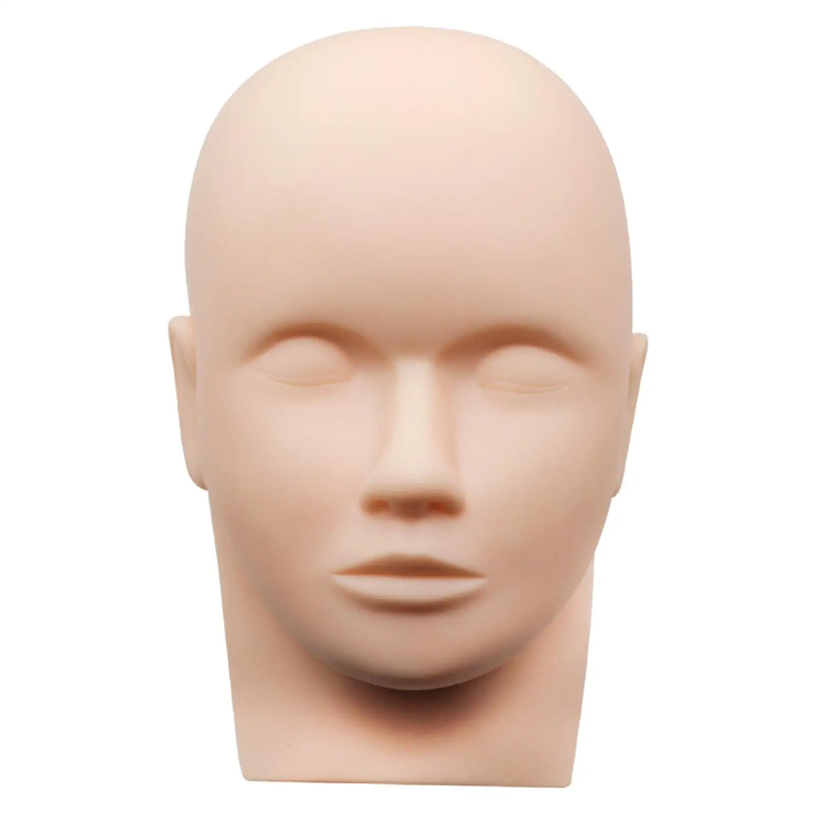 Eyelash Silicone Head Mold Soft Touch Lash Extension Supplies Practice Head Mannequin Cosmetology Make up Training