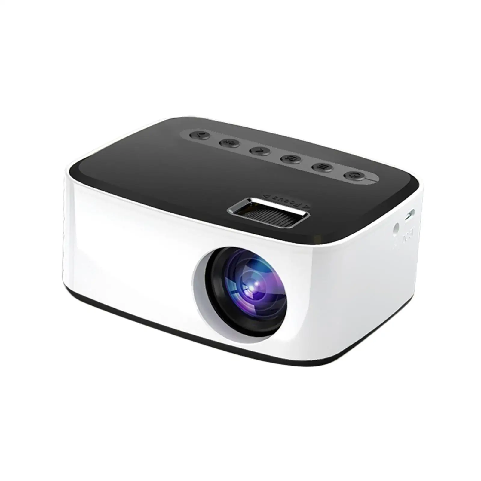 Projector Smart Compatible with Android USB HD Pocket Projector for Home Cinema Inside Outside Smartphone Office Theater Bedroom