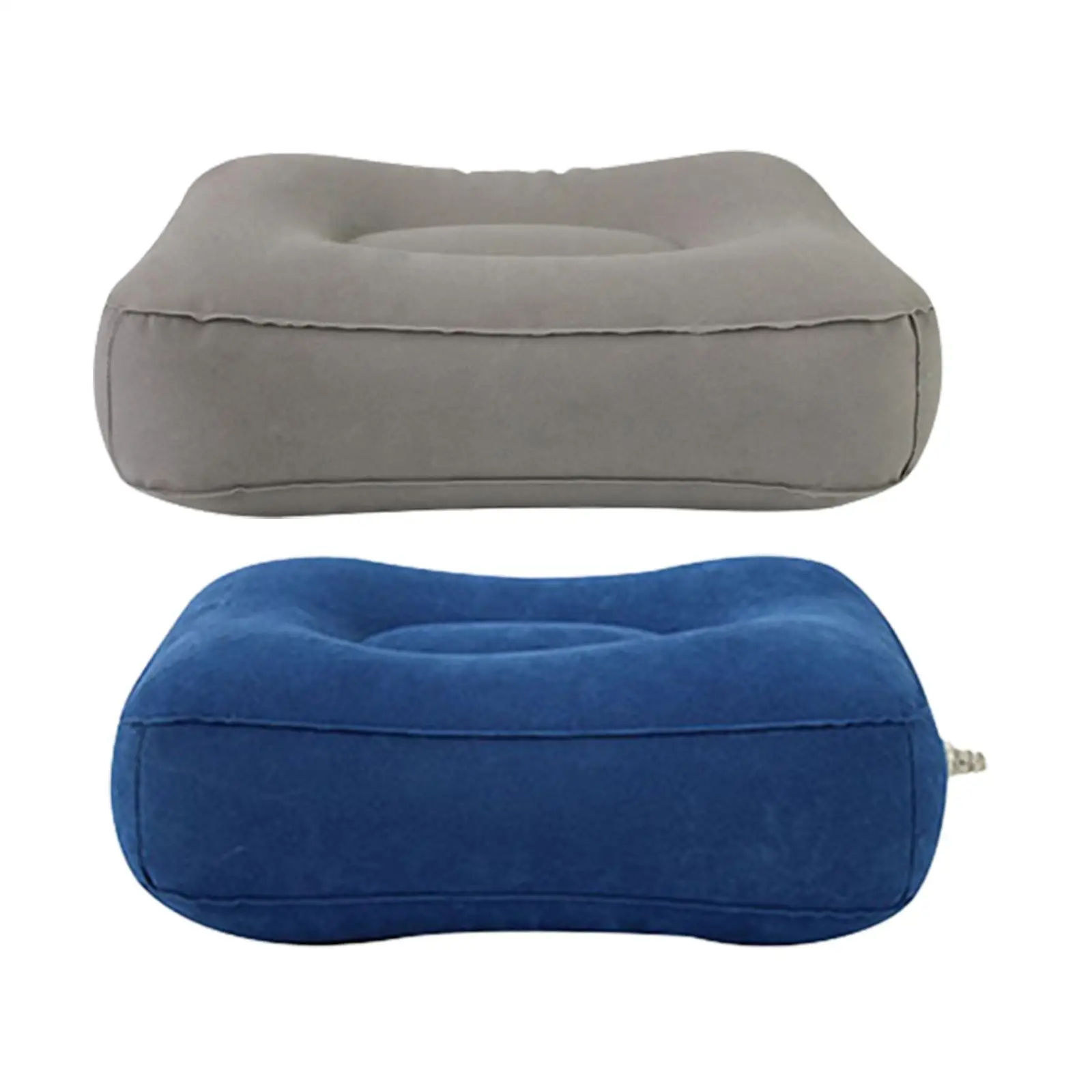 Inflatable Stool Ottoman Foot Rest Cushion Inflatable Foot Rest Mat Foot Rest Pillow for Train Home Plane Camping Mat 42x32x20cm