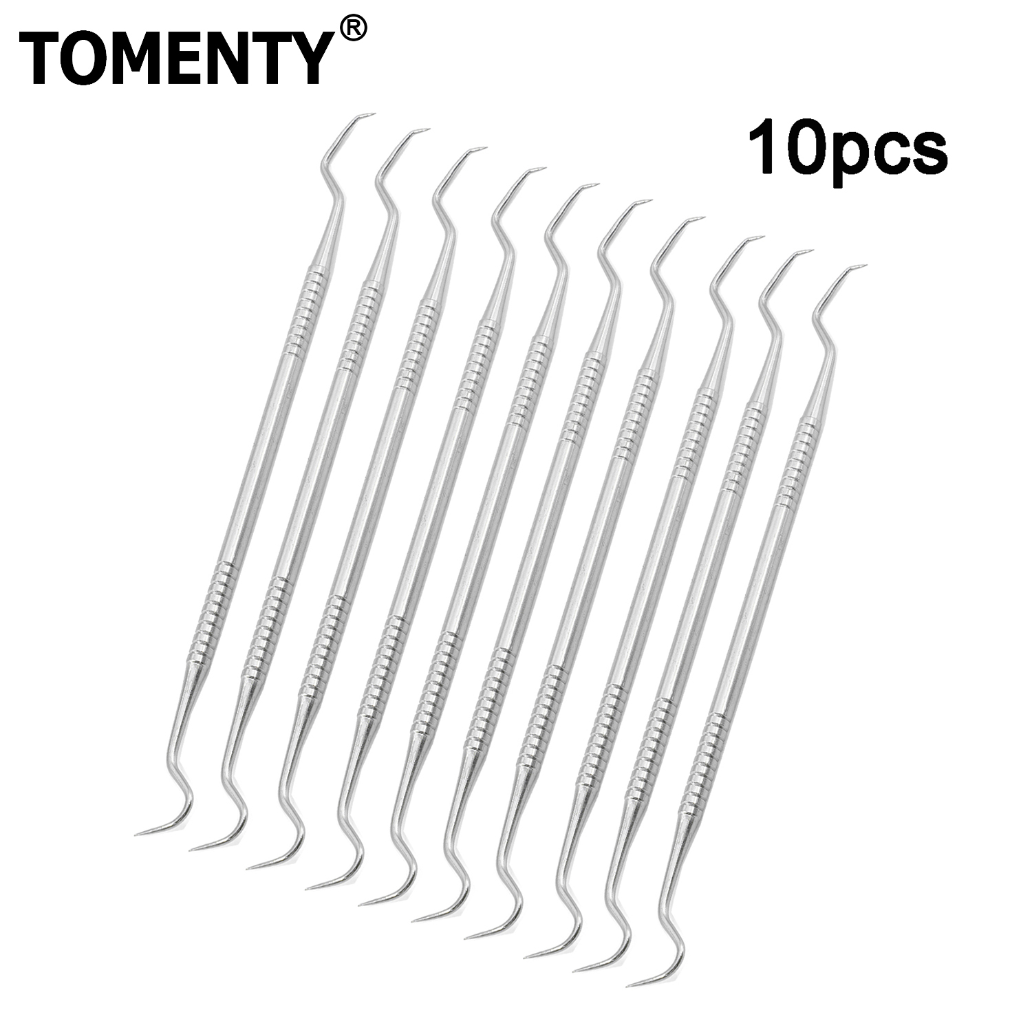 Best of 10pcs Stainless Steel Double Ends Dental Teeth Clean Hygiene Explorer Probe Hook Pick Dental Tartar Scraper Remover Tooth Care Reviews & Tips