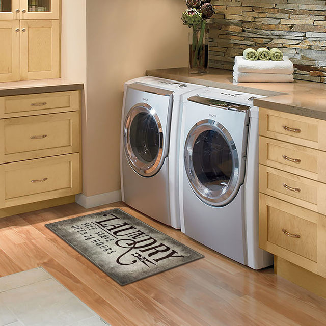 1pc Tappeti Per La Lavanderia Non-Slip Laundry Mat, Tappeti Per Il  Pavimento Della Cucina Farmhouse Accessori Per La Decorazione Del Bagno  Della Lavan