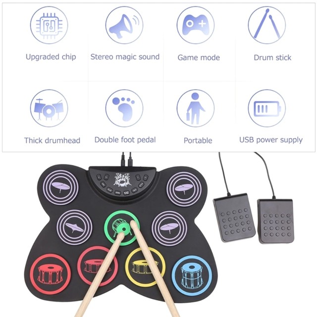 T-Drum la prima batteria portatile All in One