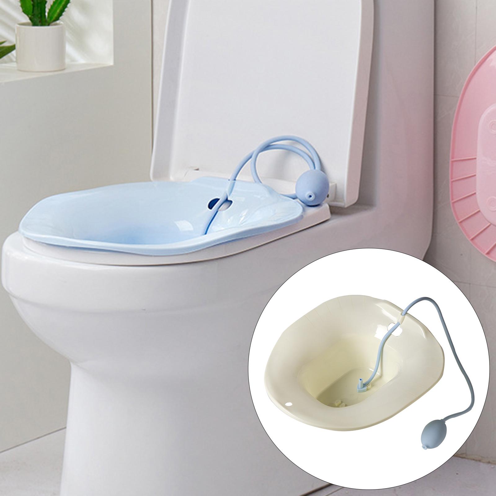 Foldable Sitz Bath Toilet Seat Care Basin for Perineal Soaking Soothes Cleanse Vagina Anal Pregnant Women Patients Home Use