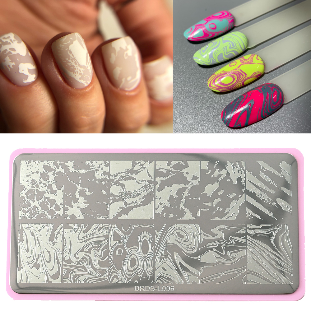 Best of Stainless Steel 6X12cm Nail Art Stamp Plate / Lace, Geometric Pattern, Butmeterfly, Flower Nail Art Template Diy Nail Tool Reviews & Tips