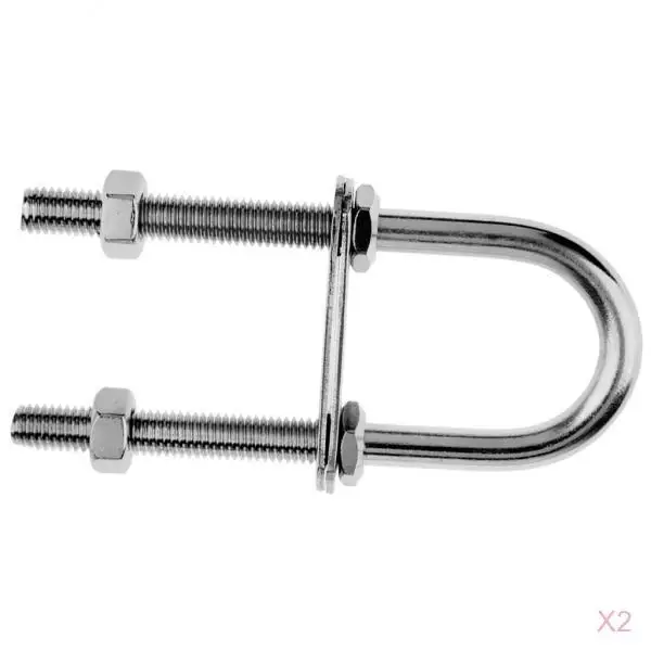 2   U  Stainless Steel  Boat Accessories Suitable for Boats / Yachts / Car