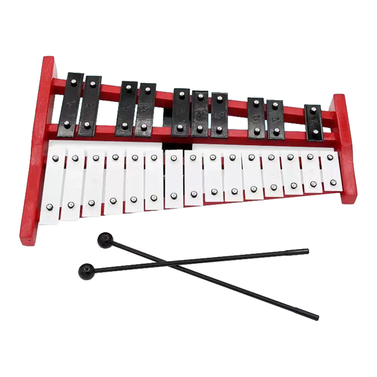 Xylophone for Kids Portable Aluminum Wooden Hand Knock Piano Toy for Live Performance Music Lessons School Orchestras Event Home