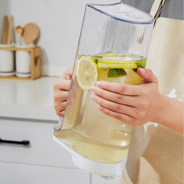 Pichet à Jus En Plastique PC Robuste 0,5 L - Résistant Aux Chutes Et Hautes Températures - Pour Boissons Chaudes Et Froides