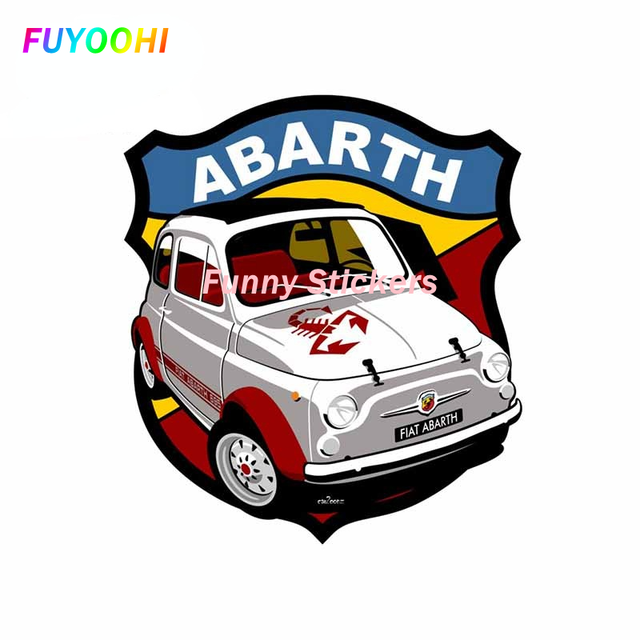 Stickers Abarth Vintage World Champion Sticker Service Decal Auto