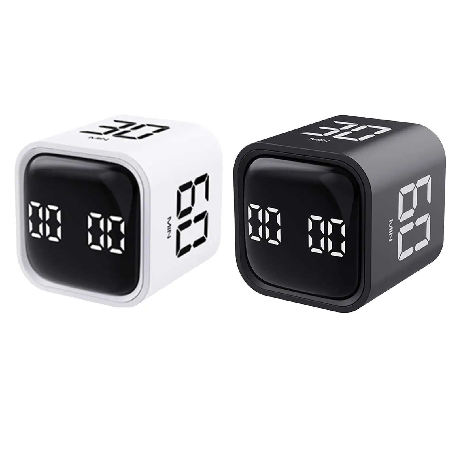 Cube timers Flip Timer Time Management Gravity Sensor Workout Timer Kitchen Timer for Exercise Cooking Office Studying Workout