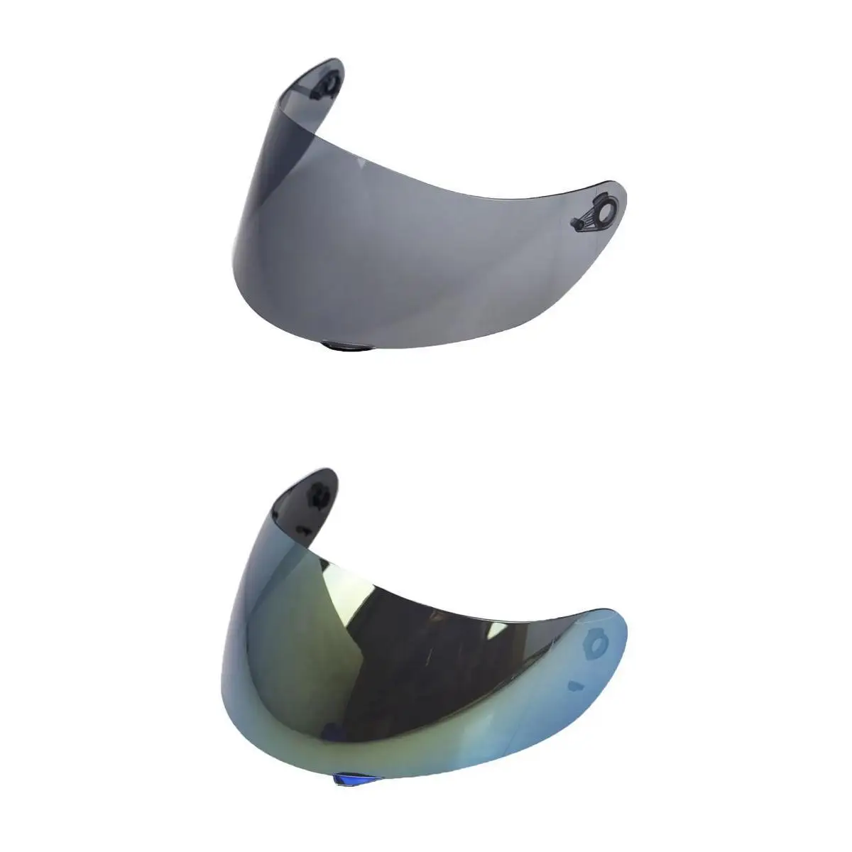 2 Pcs Motorcycle   Anti-Scratch Visor For Tawny