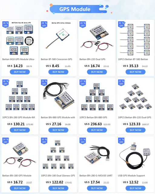 Beitian-receptor Ultra-baixo do poder GNSS, módulo de GPS, antena M10,  GNSS, zangões do veículo, BE-220, BE-250, BE-280, BE-450 - AliExpress