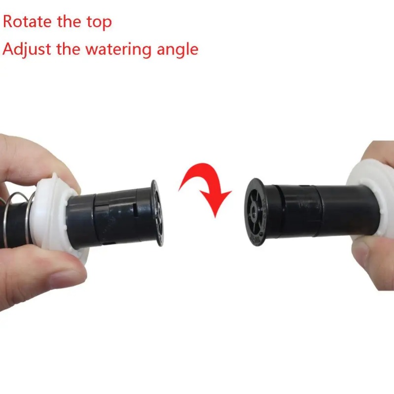 2PCS Einstellbare 25 ~ 360 Grad 1/2 Zoll Innengewinde Gefederte Popup Sprinkler Garten Rasen Bewässerung Bewässerung düsen – Detail 3