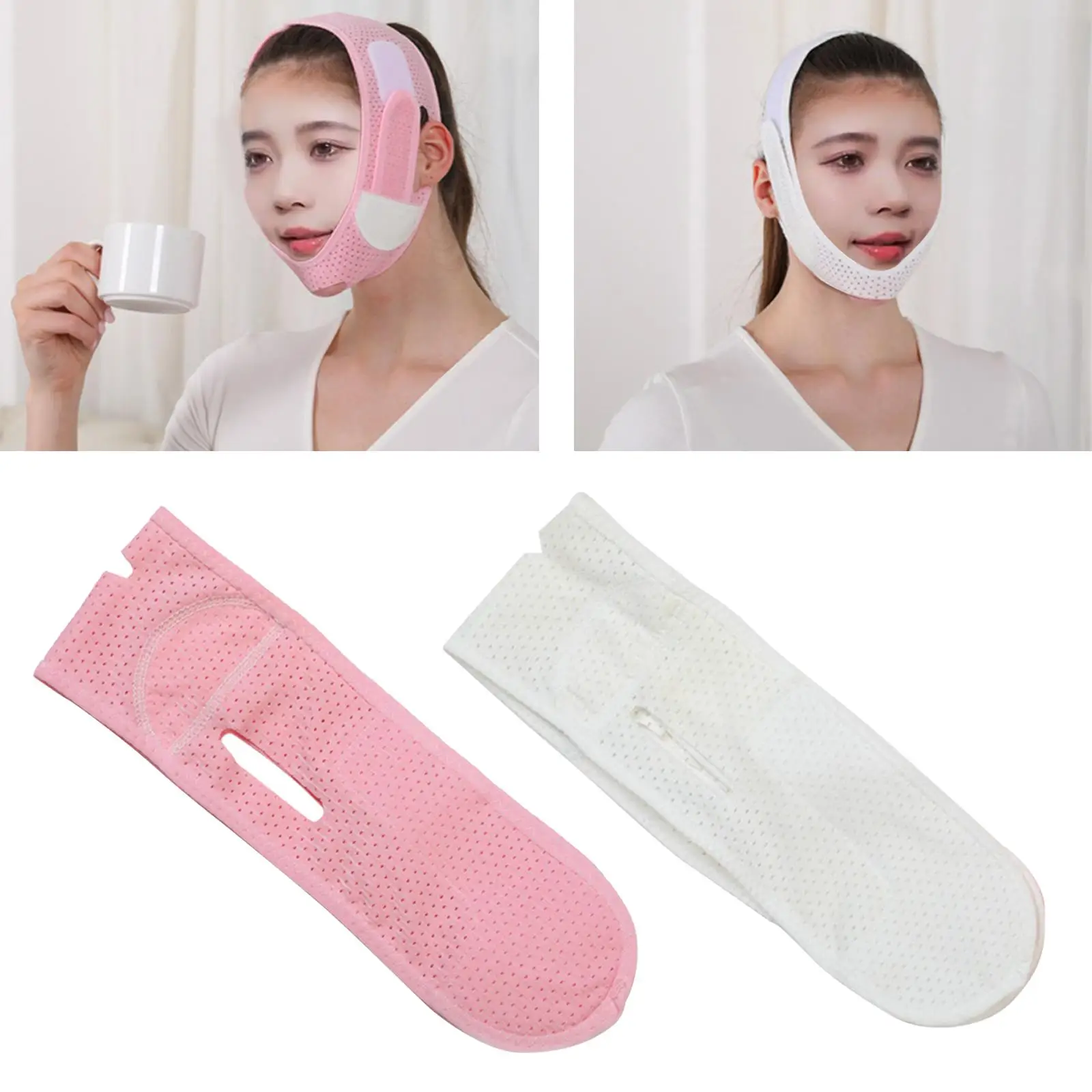 Reusable V Line Face Slimming Strap Chin Lifting Belt Contour Tightening Strap Band for Anti Wrinkle Eliminate Sagging Skin Slim